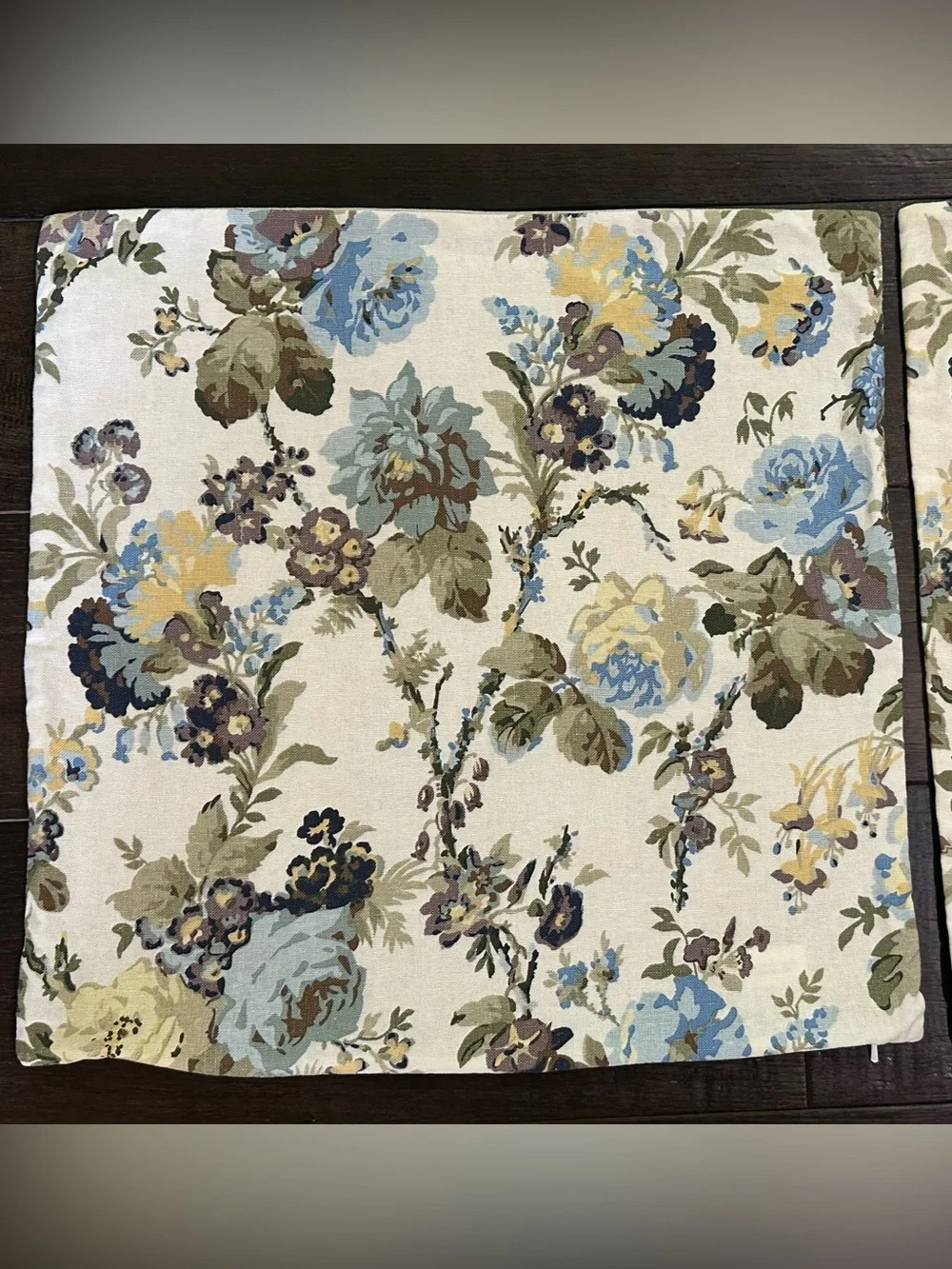 Pottery Barn Floral Pillow Covers 20x20